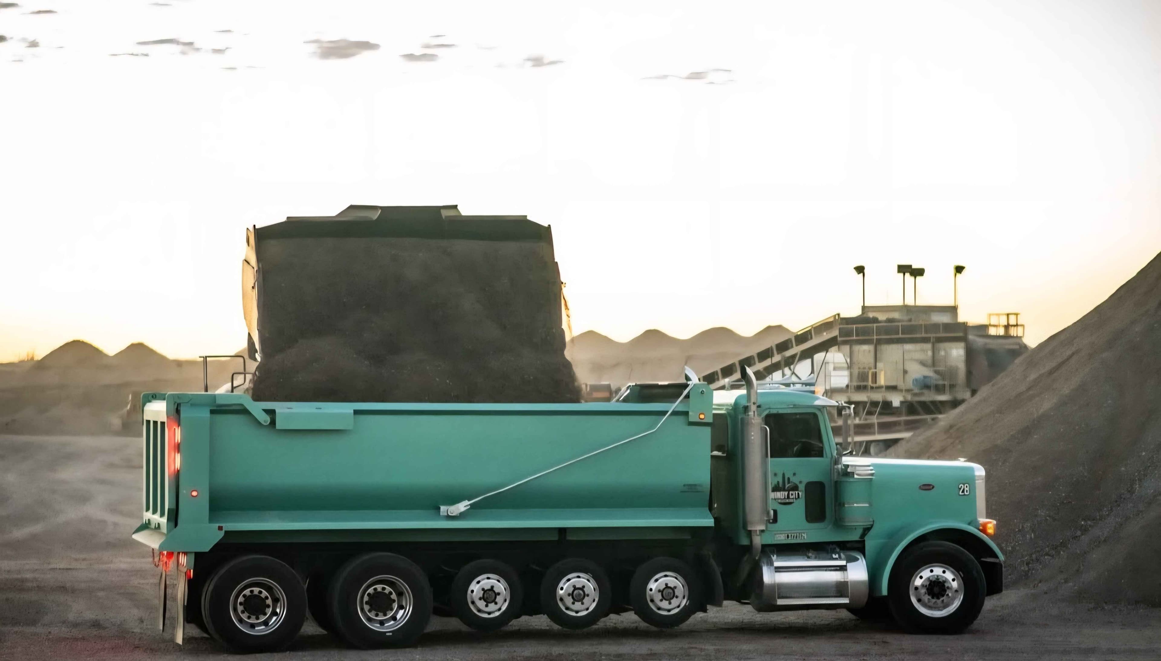 48 Hauling crew working on site